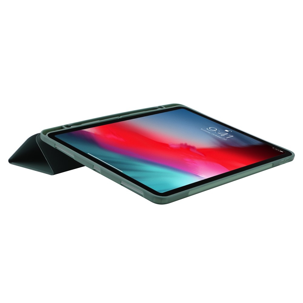 Chytré polohovatelné pouzdro na iPad Pro 11 (2020/21/22) - tmavězelené