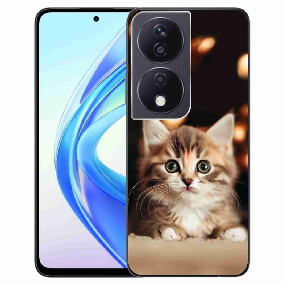 Gelový kryt mmCase na Honor X7b/Honor 90 Smart - roztomilé kotě 2