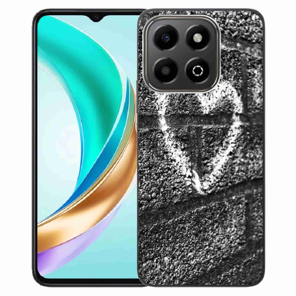 Gelový kryt mmCase na Honor X6b - srdce na zdi