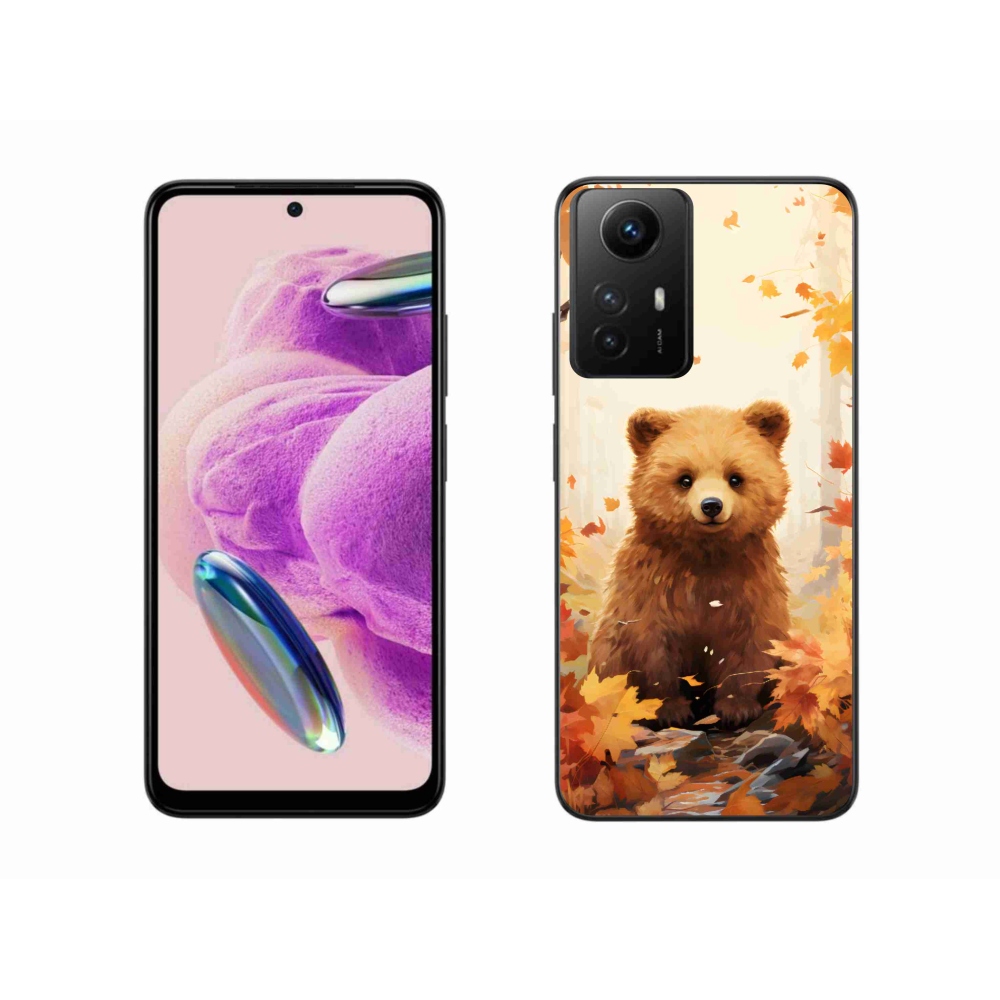 Gelový kryt mmCase na Xiaomi Redmi Note 12S - medvěd v lese