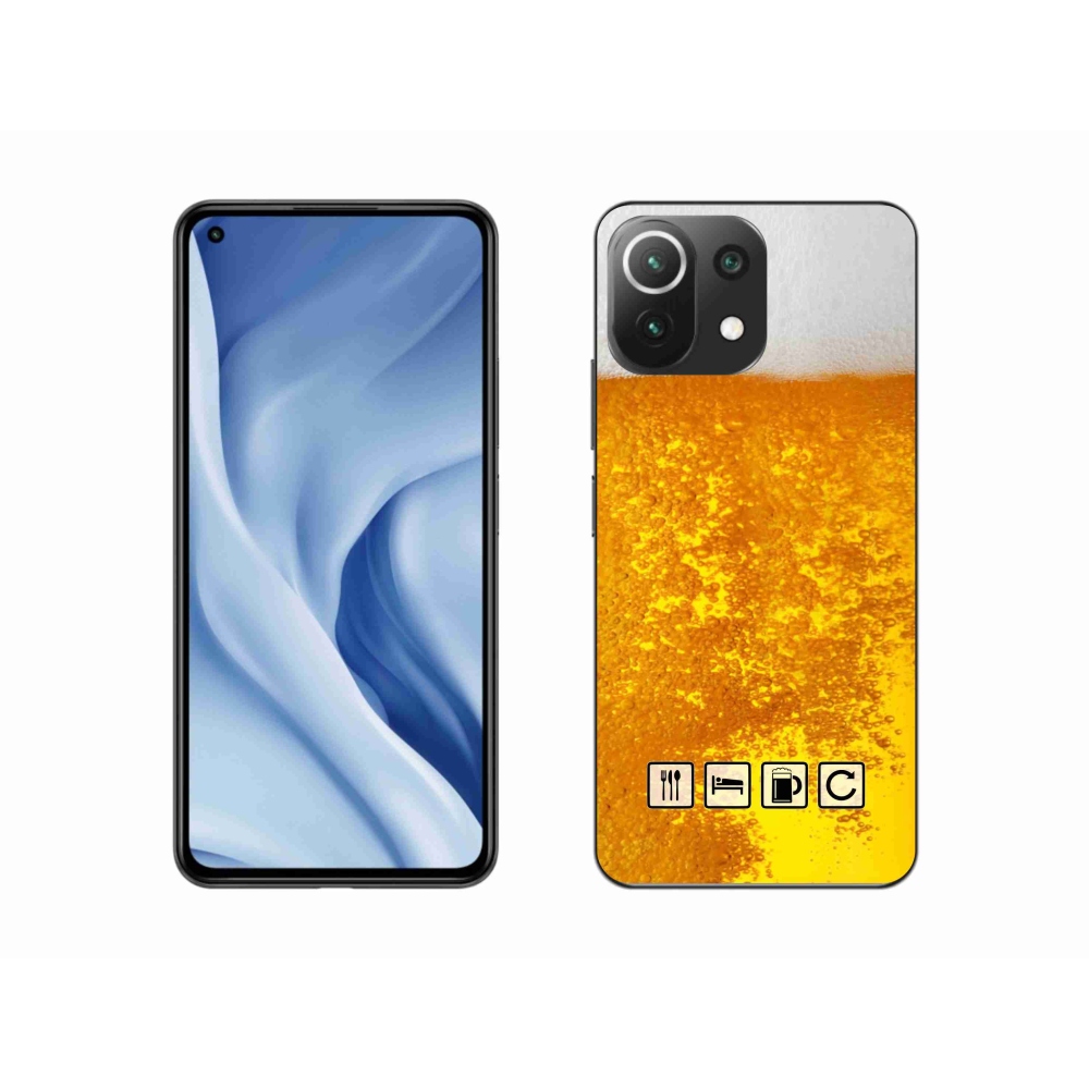 Gelový kryt mmCase na Xiaomi Mi 11 Lite 4G/5G - pivní motiv 3