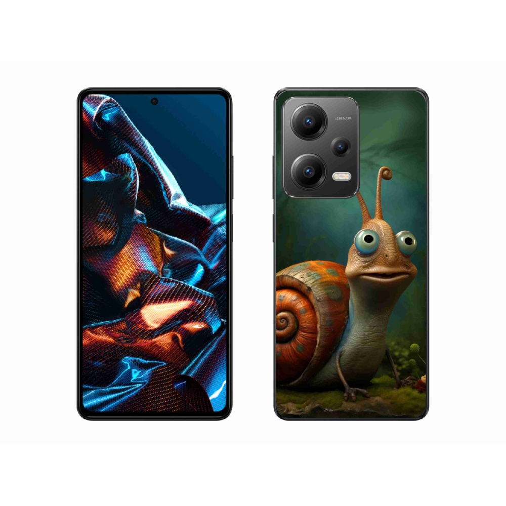 Gelový kryt mmCase na Xiaomi Redmi Note 12 Pro 5G - šnek
