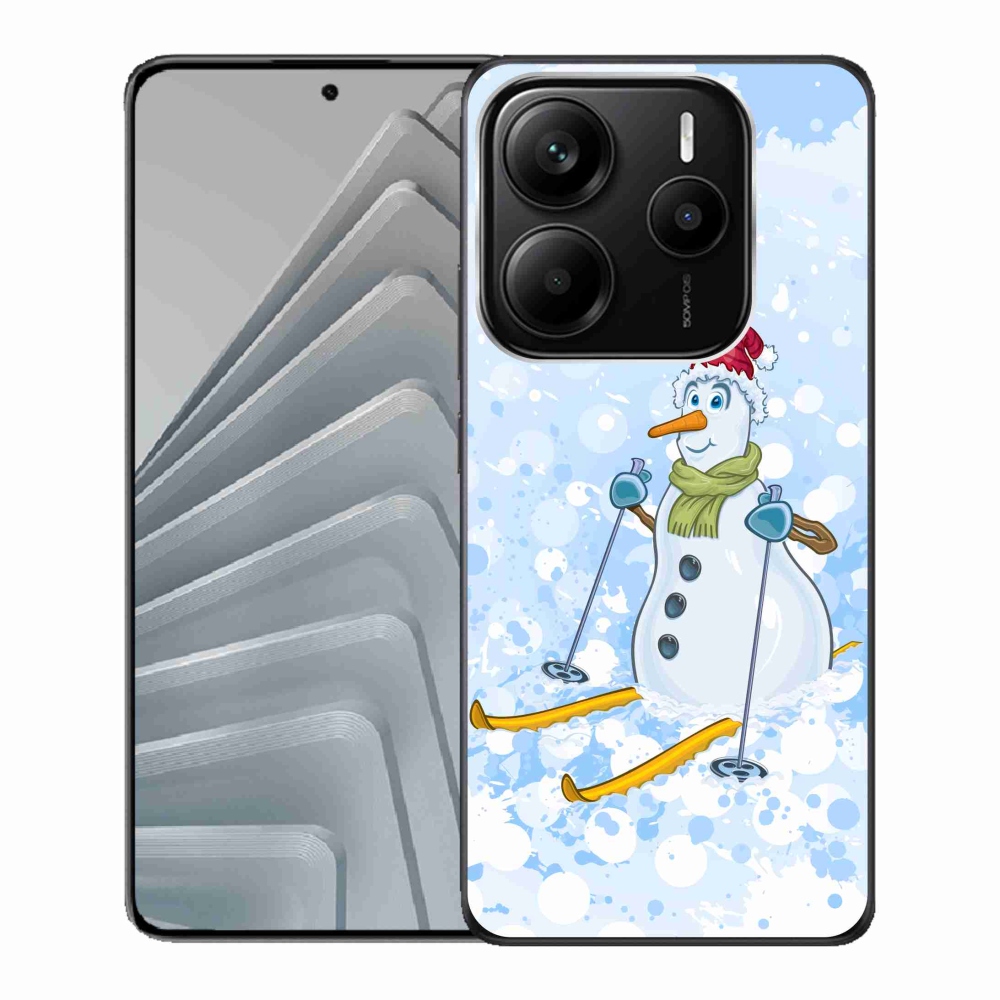Gelový kryt mmCase na Xiaomi Redmi Note 14 5G - sněhulák