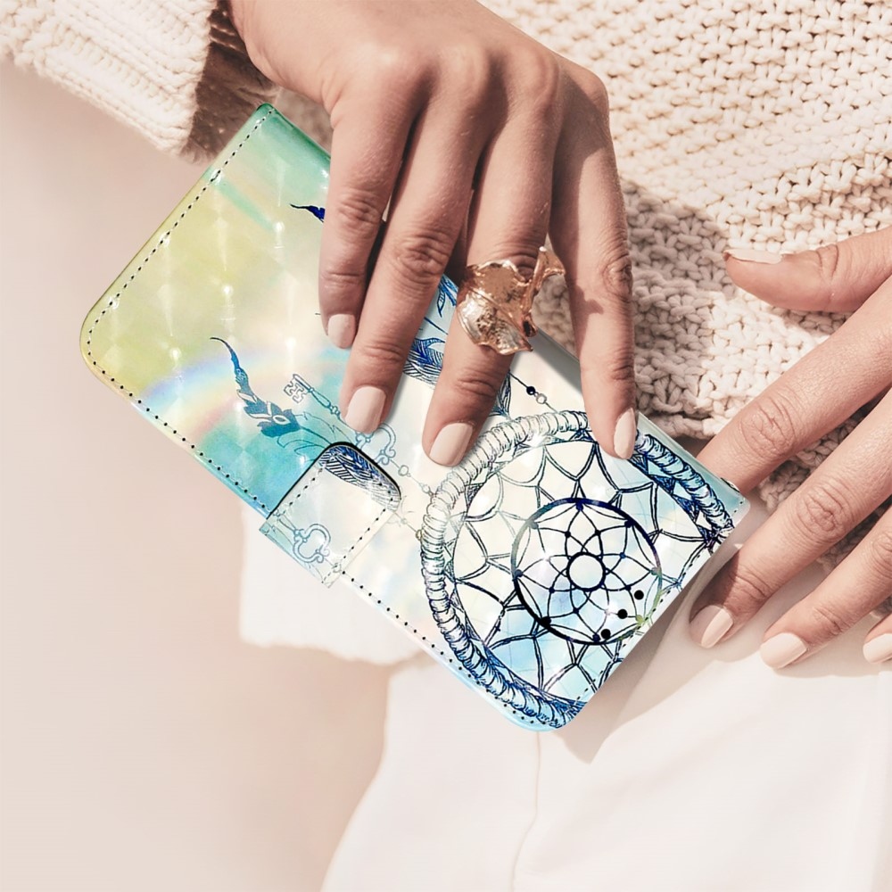 Patte knížkové pouzdro na Samsung Galaxy M55 5G - lapač snů