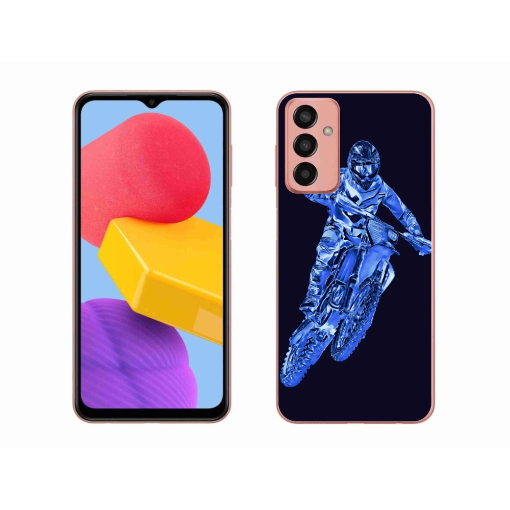 Gelový kryt mmCase na Samsung Galaxy M13 - motocross 1