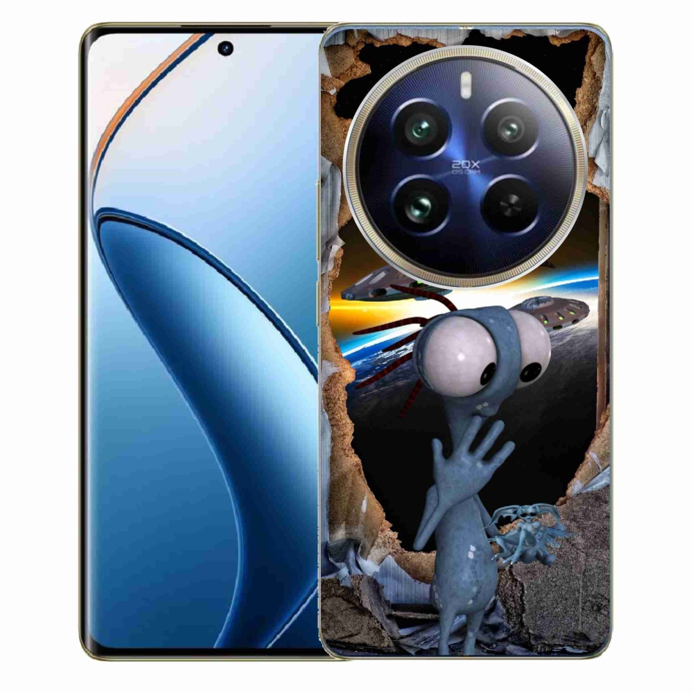 Gelový kryt mmCase na Realme 12 Pro 5G/12 Pro+ 5G - mimozemšťan