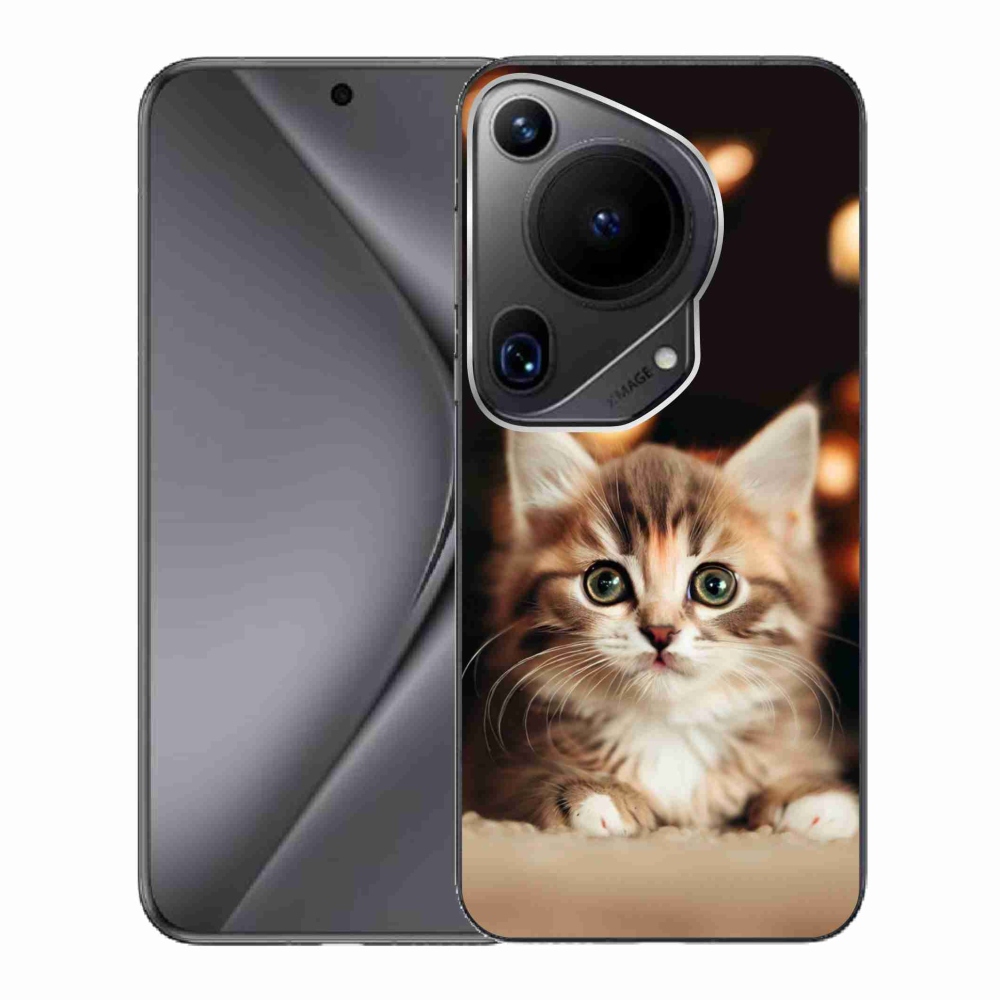 Gelový kryt mmCase na Huawei Pura 70 Ultra - roztomilé kotě 2