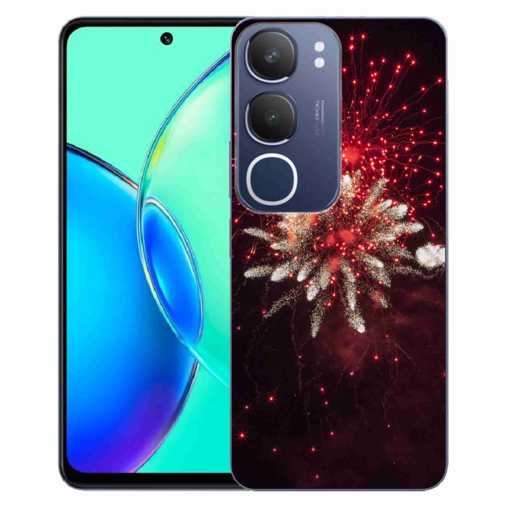 Gelový kryt mmCase na Vivo Y19s - ohňostroj