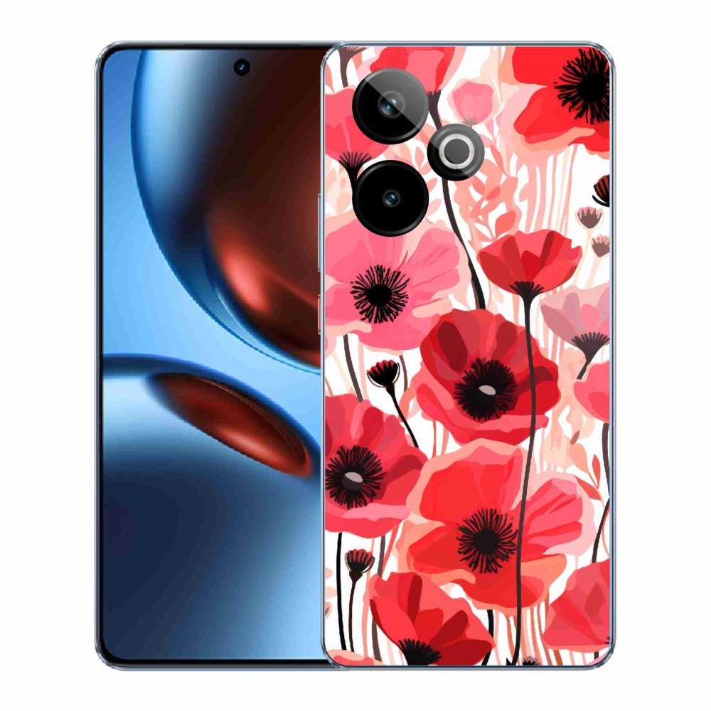 Gelový kryt mmCase na Realme GT 7 5G/GT 7T 5G - vlčí mák 1