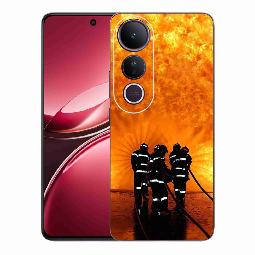 Gelový kryt mmCase na Vivo V50 Lite 4G/5G - požár