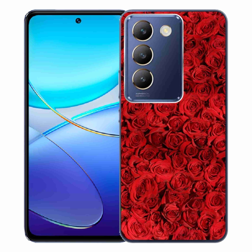 Gelový kryt mmCase na Vivo V40 SE 4G/5G - růže
