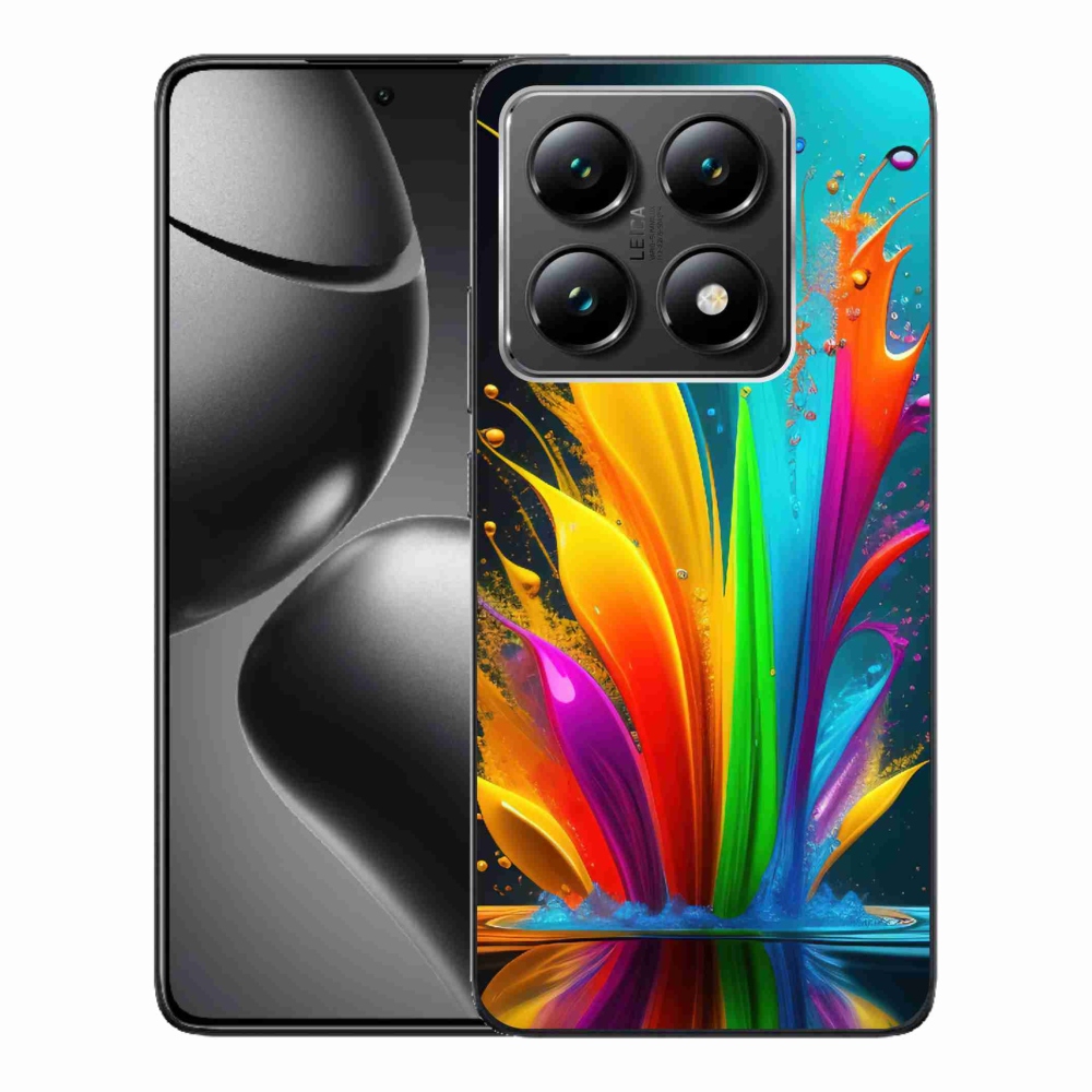 Gelový kryt mmCase na Xiaomi 14T - abstraktní motiv 1