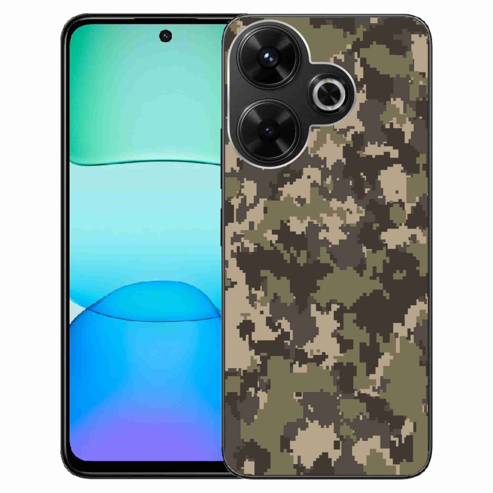 Gelový kryt mmCase na Xiaomi Redmi 13 4G/Poco M6 4G - maskáčový vzor 12