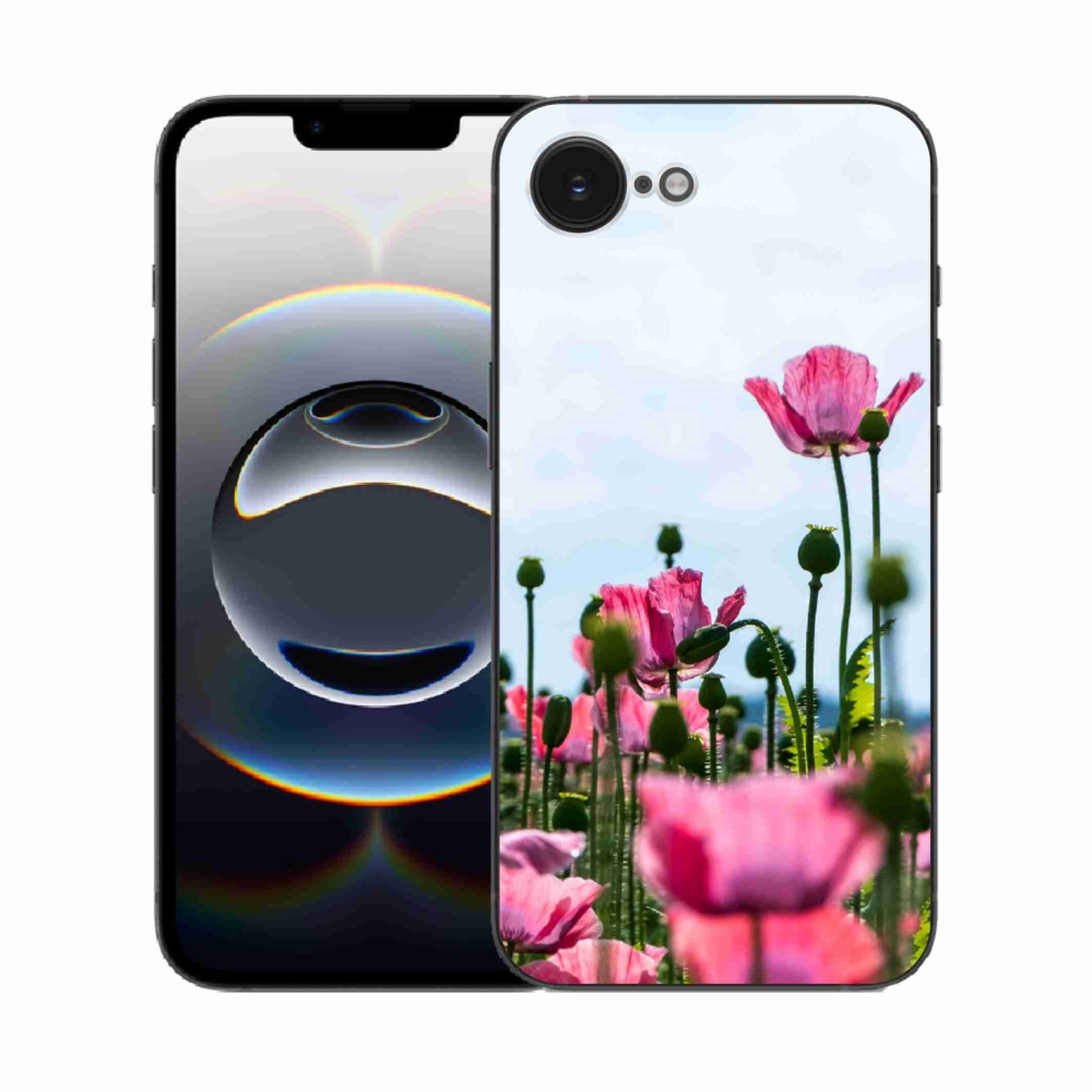 Gelový kryt mmCase na iPhone 16e - vlčí mák