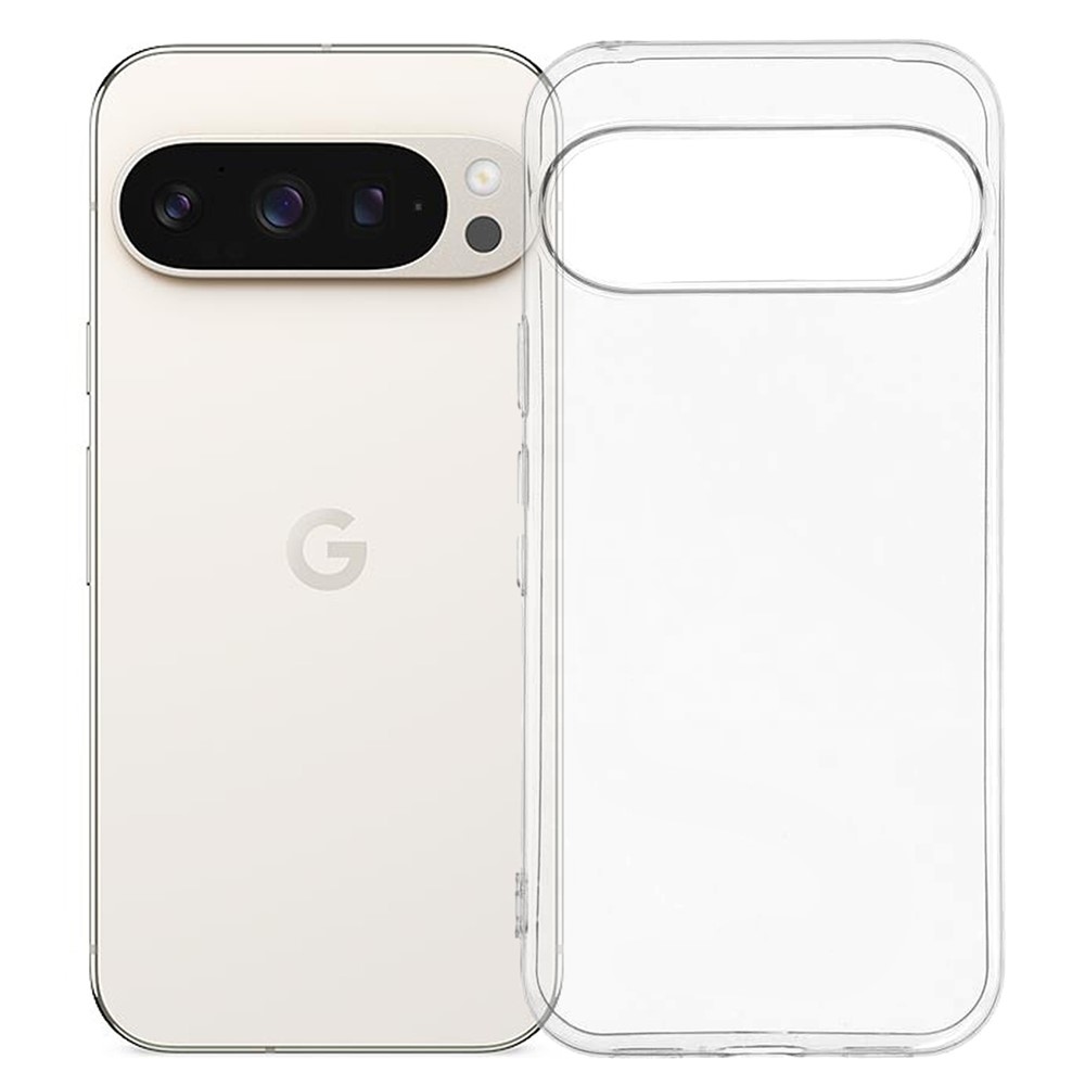 Clear gelový obal na Google Pixel 10 Pro XL - průhledný