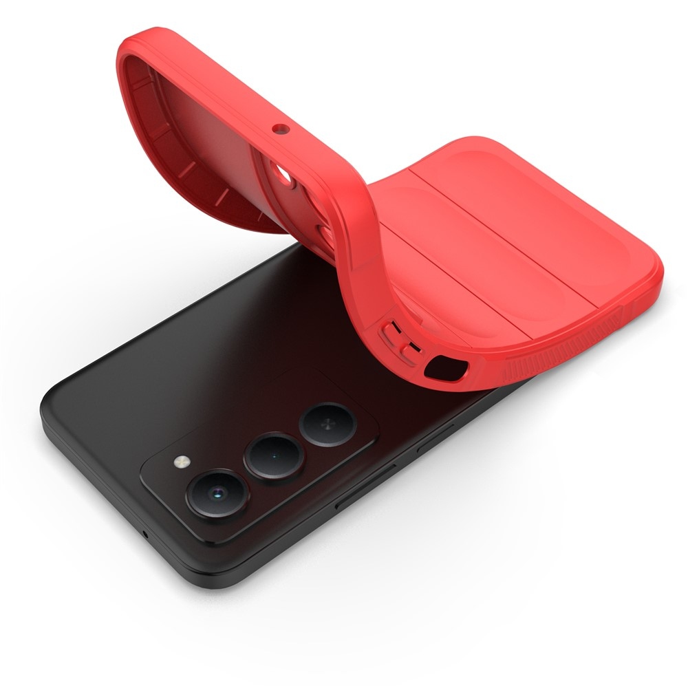 Rugg odolný gelový obal na Xiaomi Redmi 15 5G (169mm) - červený