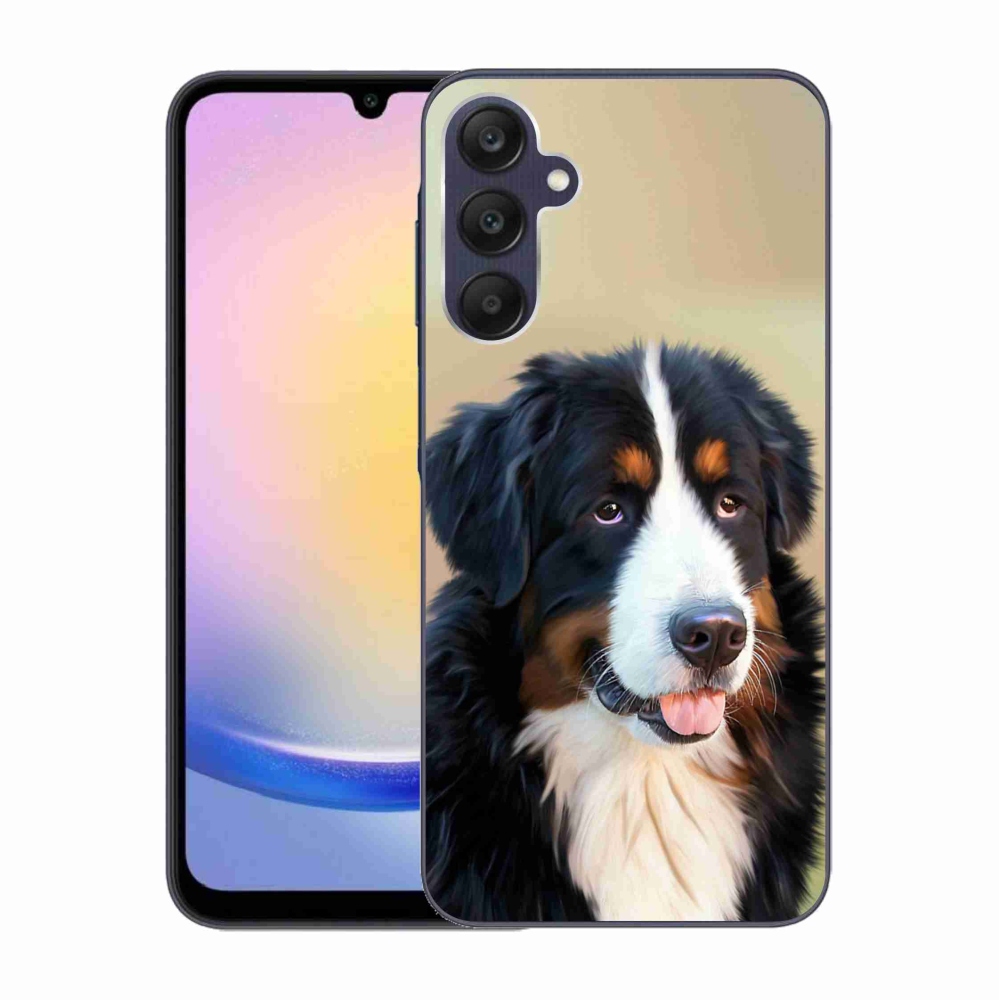 Gelový obal mmCase na Samsung Galaxy A25 5G - bernský salašnický pes