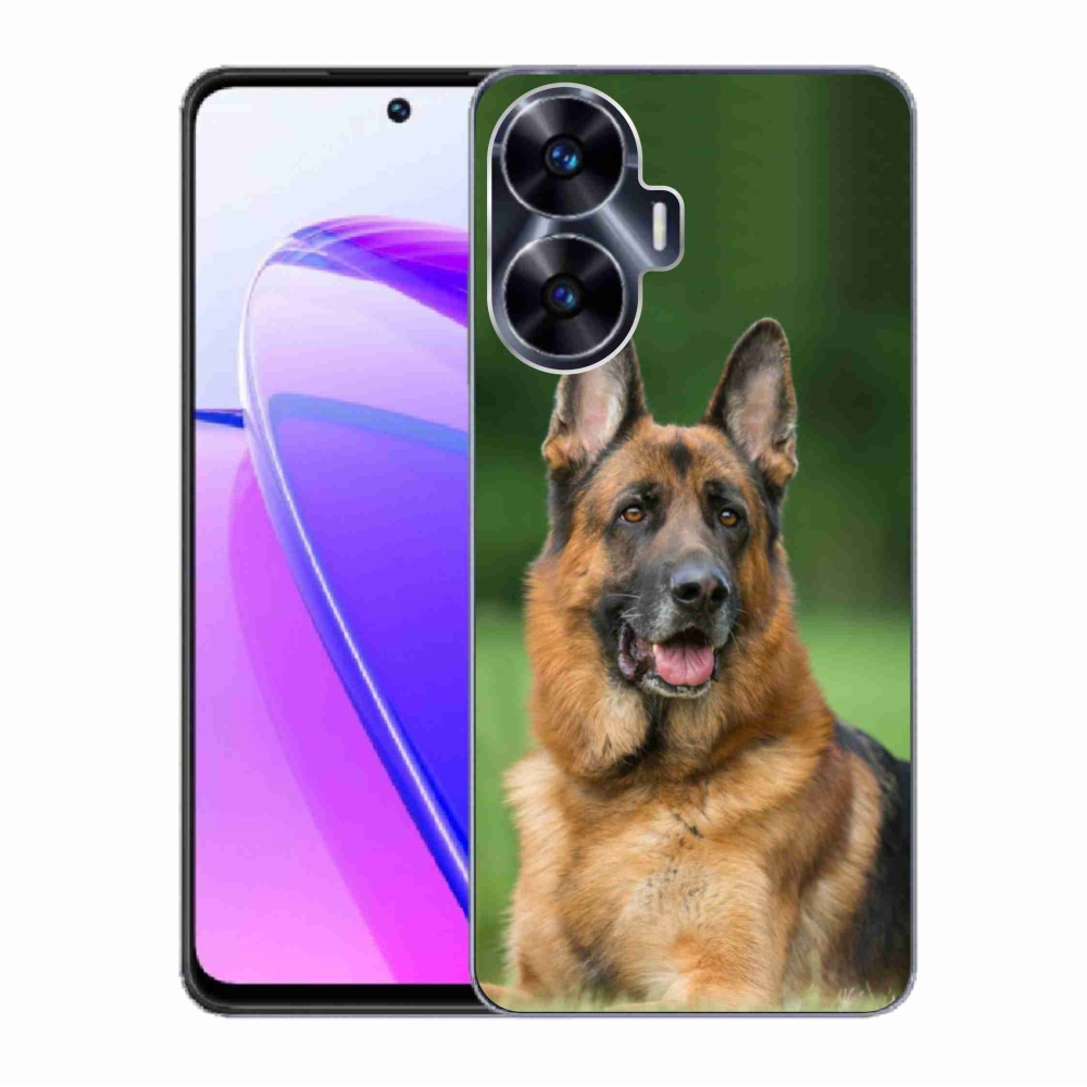 Gelový kryt mmCase na Realme C55 - německý ovčák