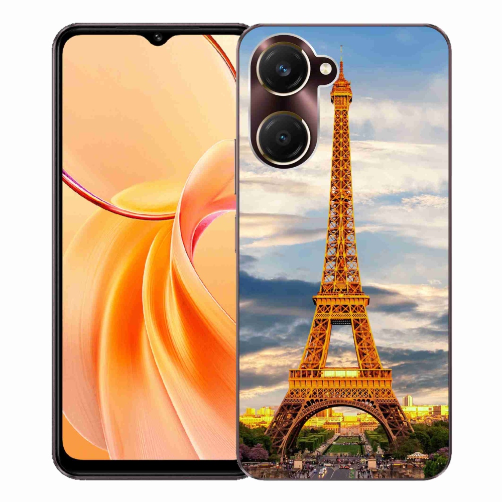 Gelový kryt mmCase na Vivo Y28s 5G - eiffelova věž 3