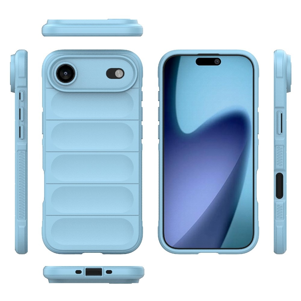 Rugg odolný gelový obal na iPhone 17 Air - světlemodrý