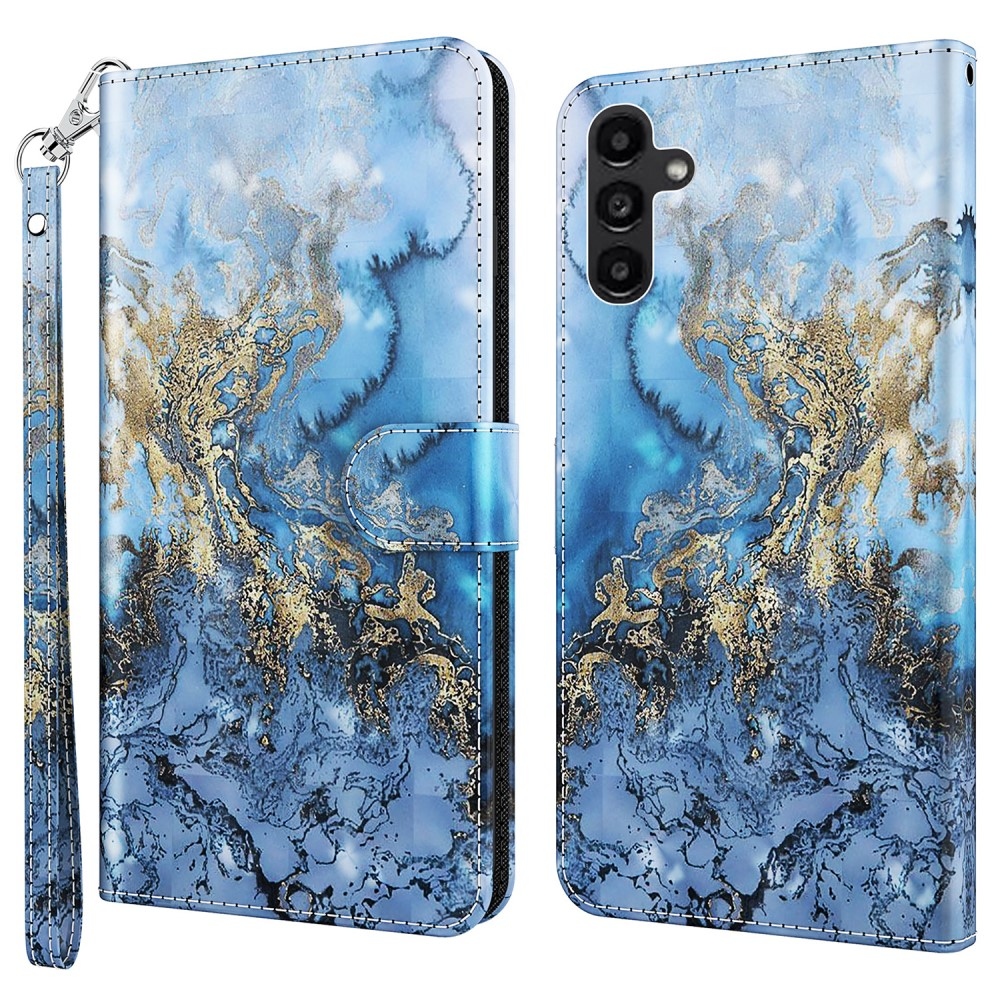 Print knížkové pouzdro na Samsung Galaxy A35 5G - abstraktní vzor