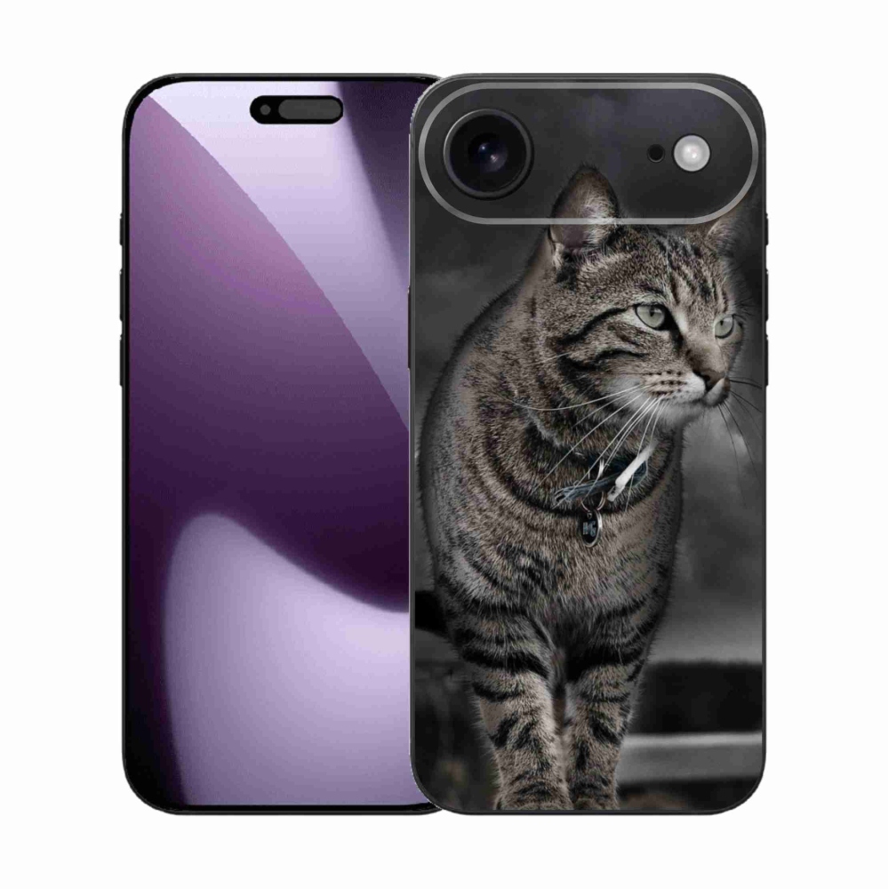 Gelový kryt mmCase na iPhone 17 Air - kočka