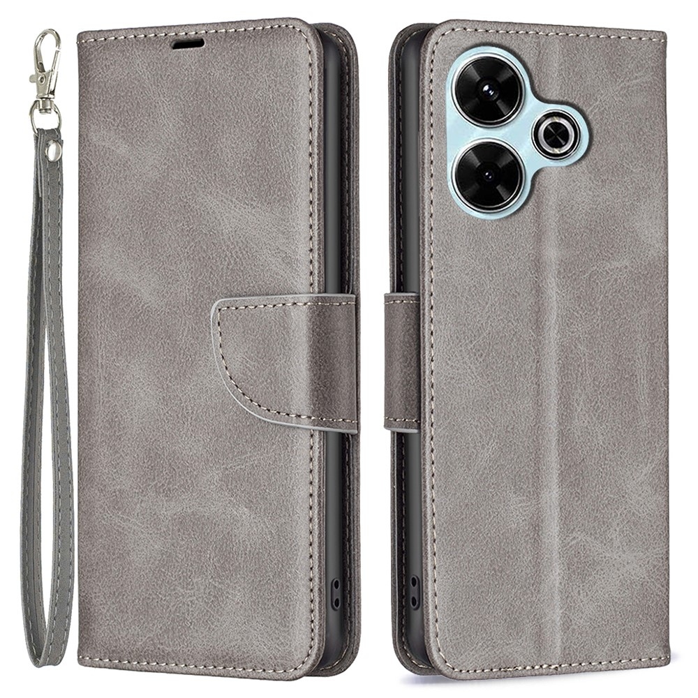 Case knížkové pouzdro na Xiaomi Redmi 13 4G/Poco M6 4G - šedé