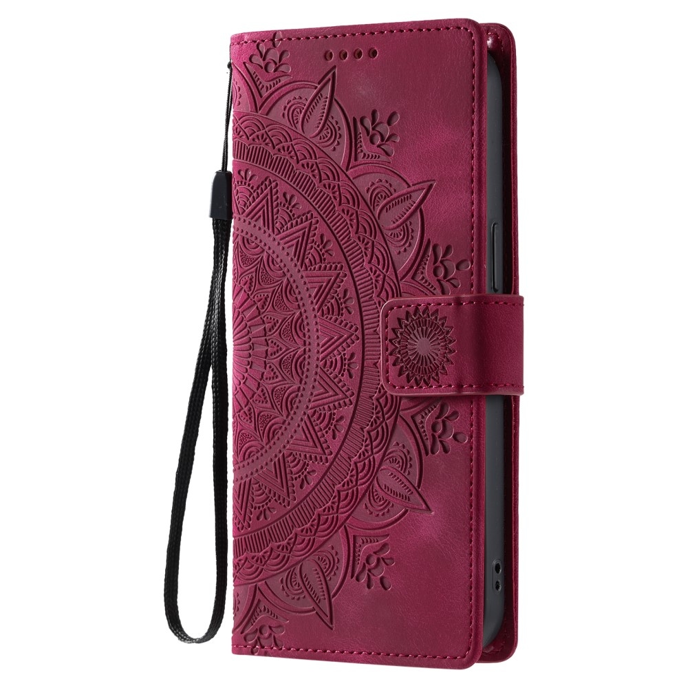 Mandalas knížkové pouzdro na Xiaomi Redmi Note 14 - rose