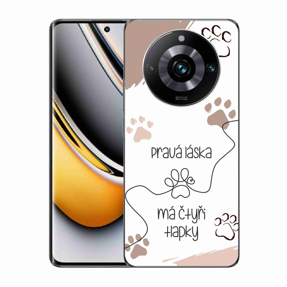 Gelový kryt mmCase na Realme 11 Pro/11 Pro+ - psí motiv 1 bílé pozadí