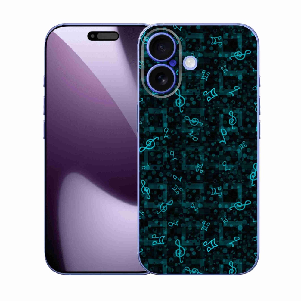 Gelový kryt mmCase na iPhone 17 - noty 1