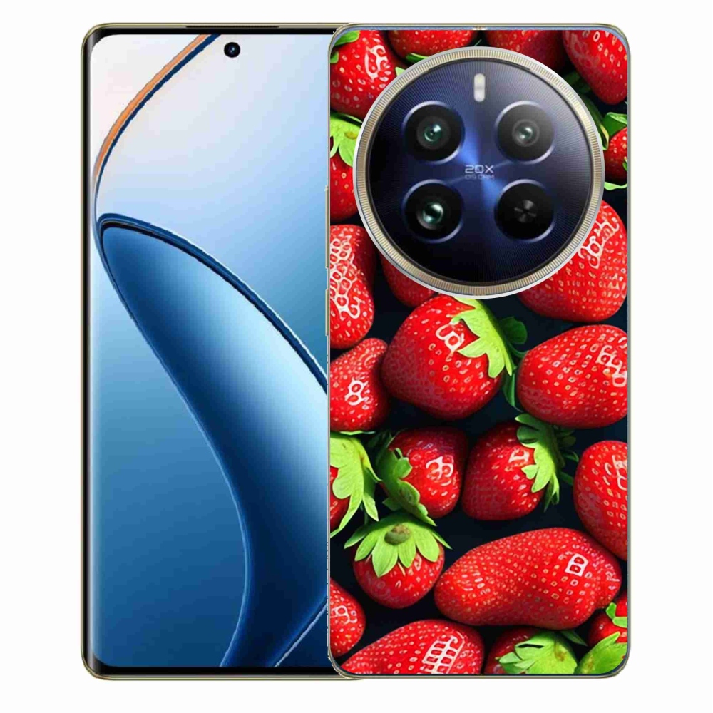 Gelový kryt mmCase na Realme 12 Pro 5G/12 Pro+ 5G - jahody