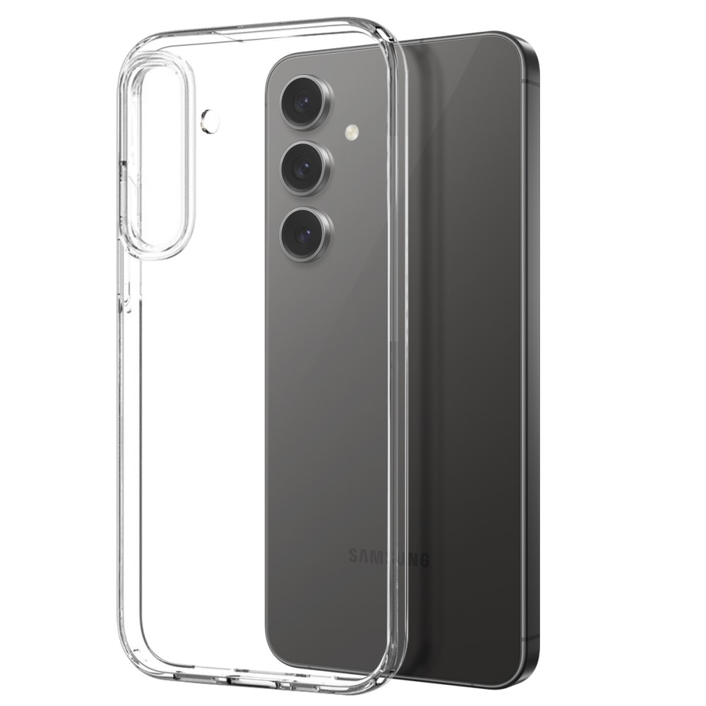 NORTHJO průhledný gelový obal + tvrzené sklo na Samsung Galaxy S25+ - průhledný