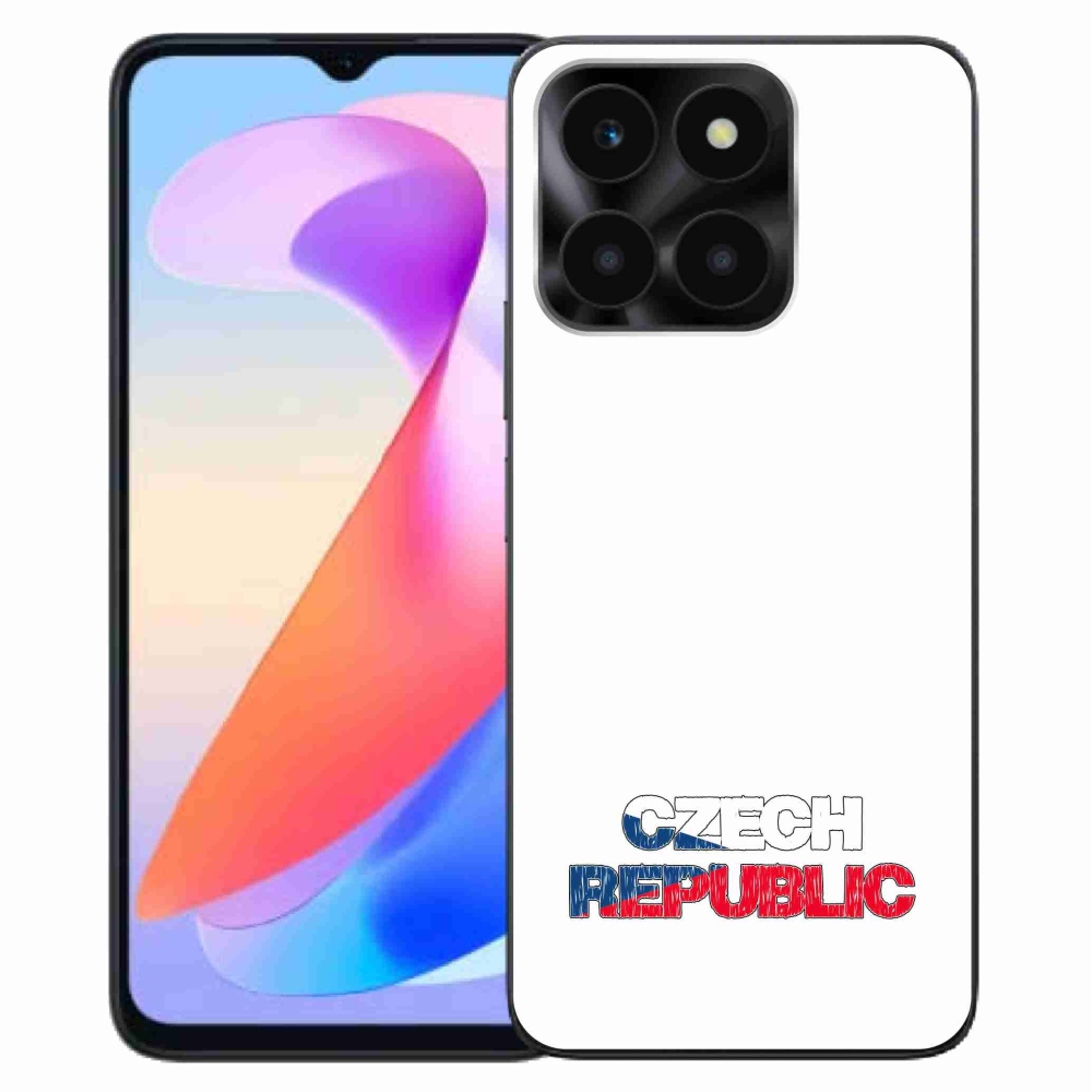 Gelový kryt mmCase na Honor X6a - Czech Republic bílé pozadí