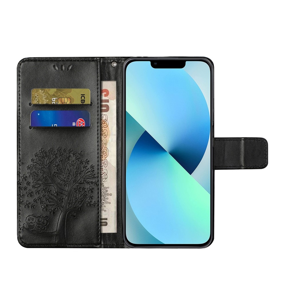 Tree knížkové pouzdro na iPhone 15 Pro Max - černé
