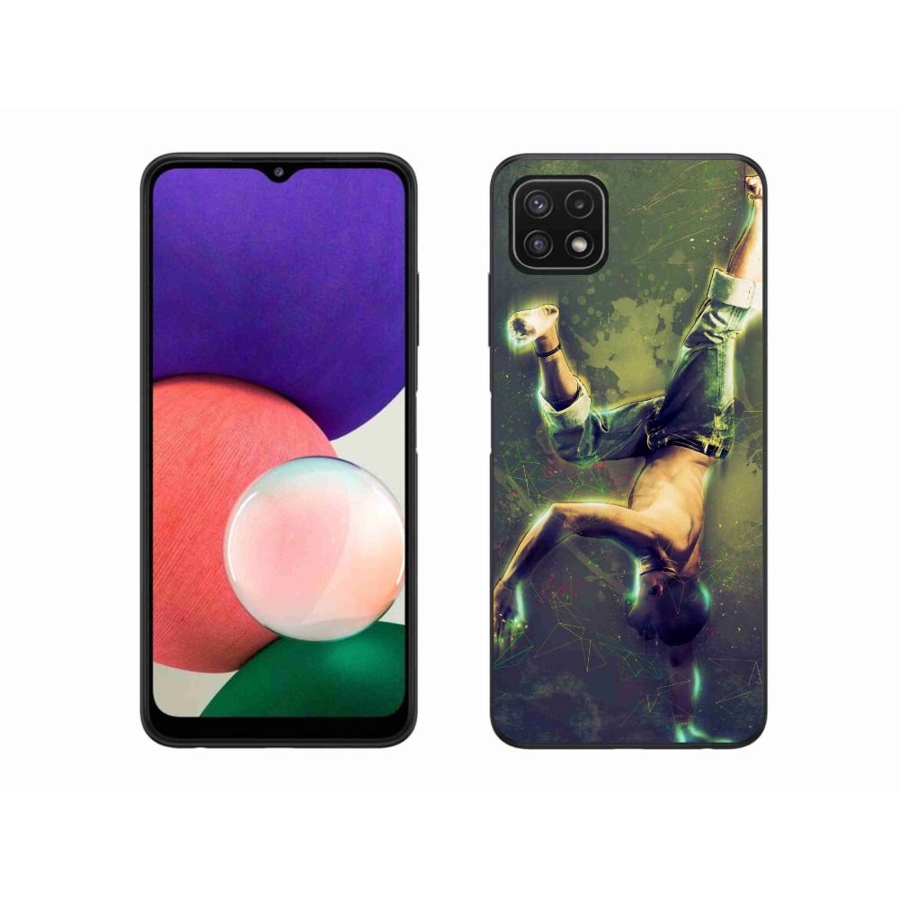 Gelový kryt mmCase na Samsung Galaxy A22 5G - breakdance