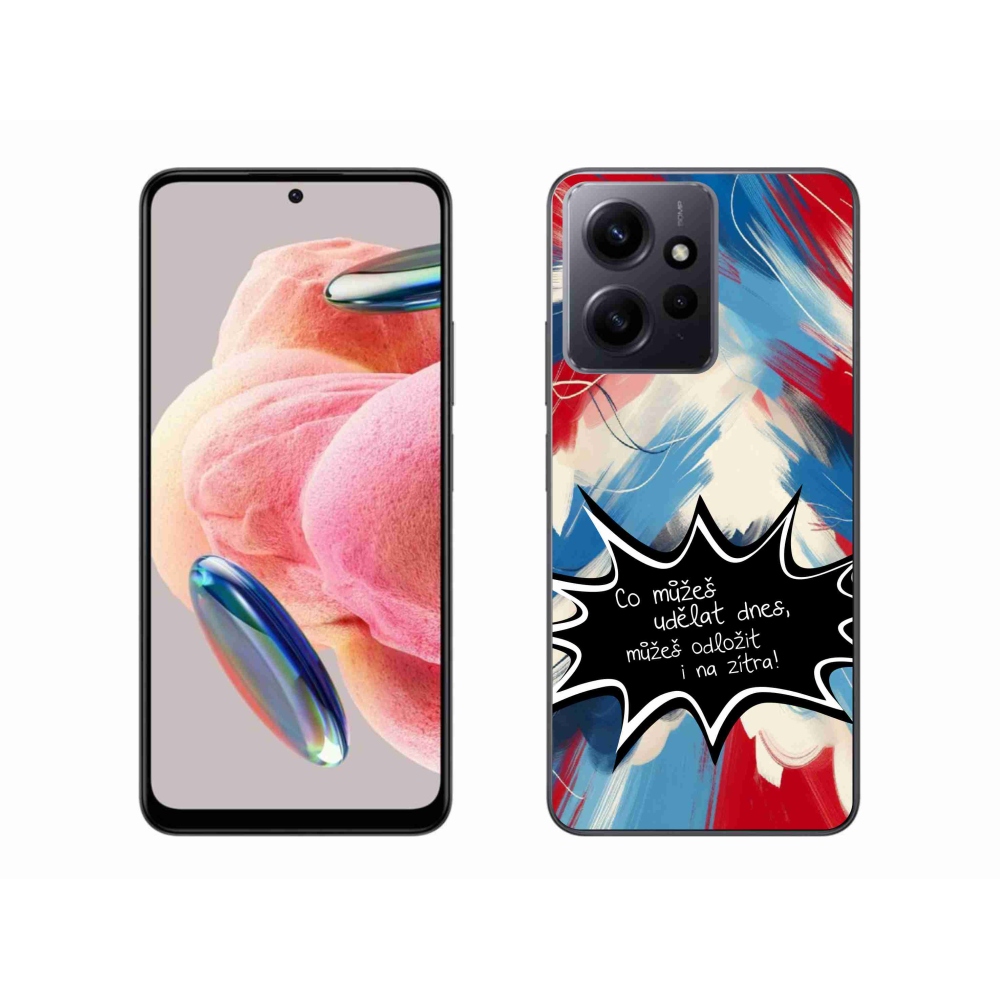 Gelový kryt mmCase na Xiaomi Redmi Note 12 4G - vtipný text 9 černé pozadí