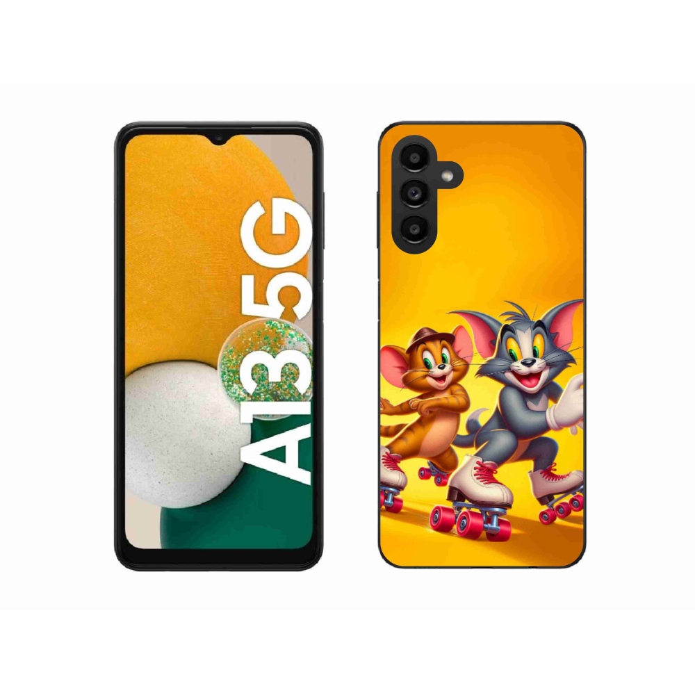 Gelový kryt mmCase na Samsung Galaxy A13 5G - tom a jerry