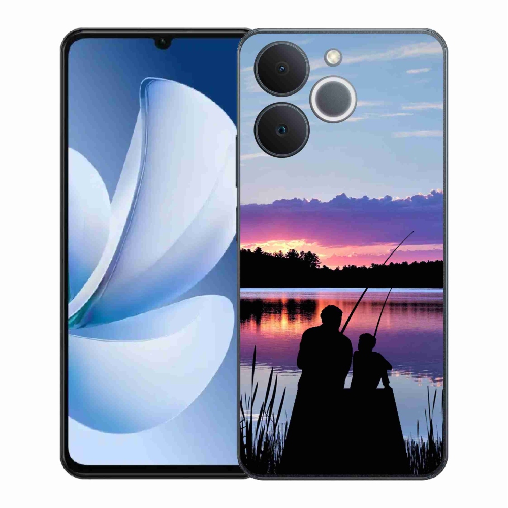 Gelový kryt mmCase na Realme Note 70T - rybaření 2