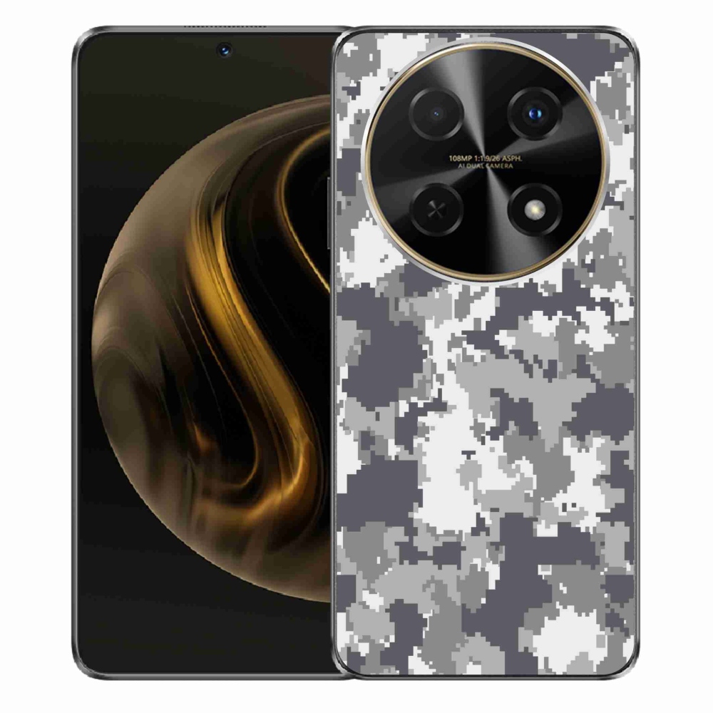 Gelový kryt mmCase na Huawei Nova 12i - maskáčový vzor 2