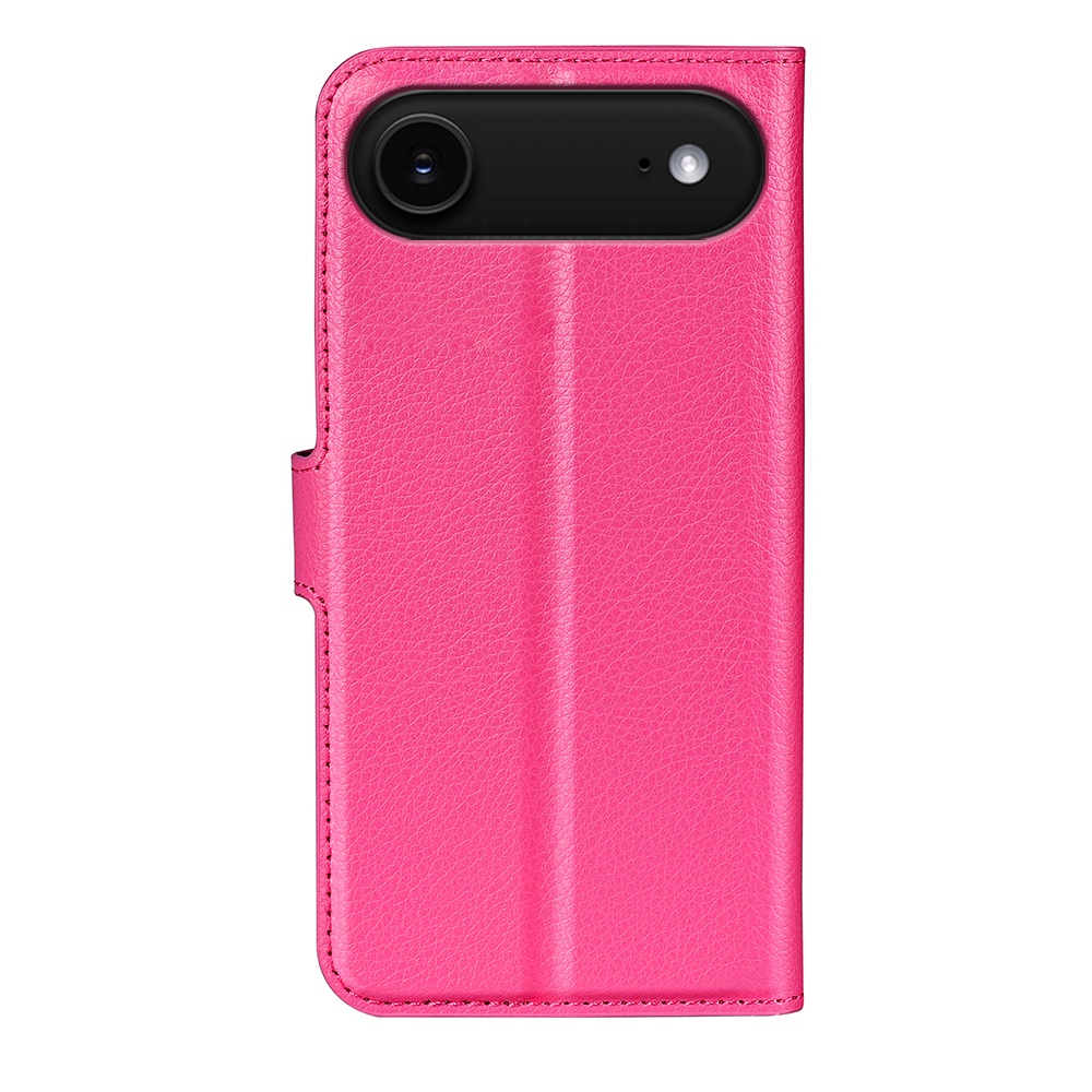 Litchi knížkové pouzdro na iPhone 17 Air - rose