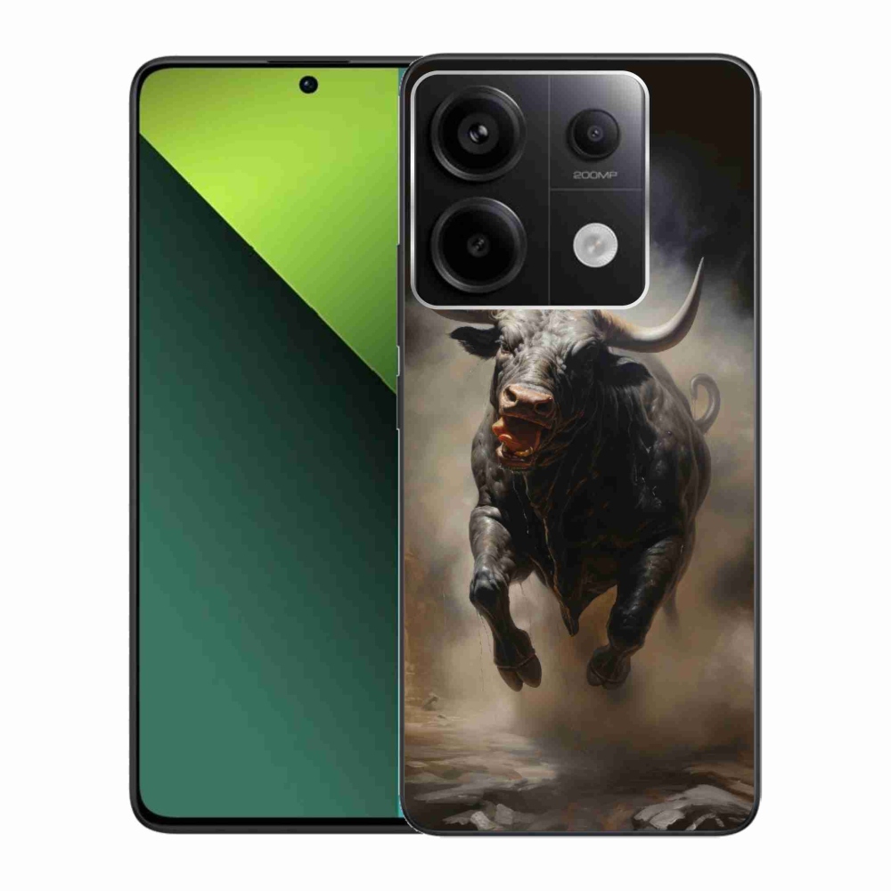 Gelový kryt mmCase na Xiaomi Redmi Note 13 Pro 5G/Poco X6 5G - rozzuřený býk