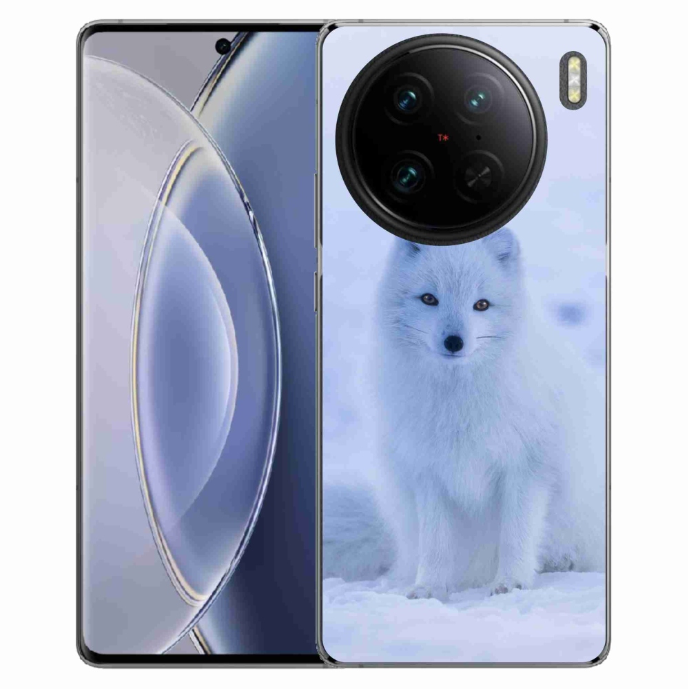 Gelový kryt mmCase na Vivo X90 Pro - polární liška