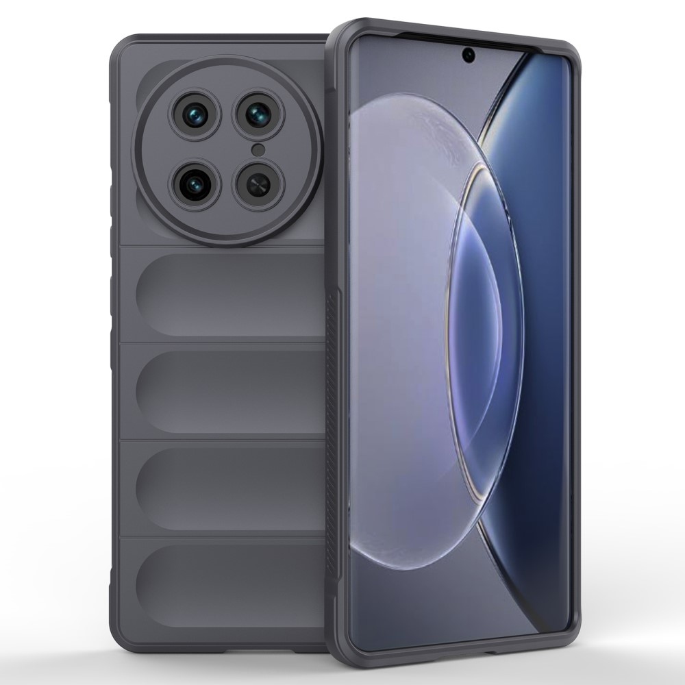 Rugg odolný gelový obal na Vivo X90 Pro - tmavěšedý