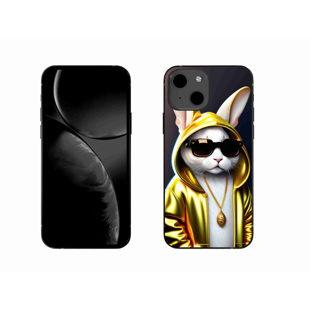 Gelový kryt mmCase na iPhone 13 - kočka boss