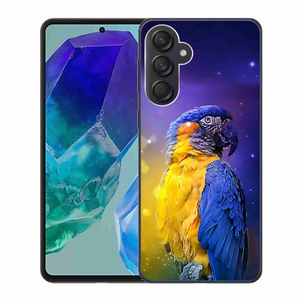 Gelový obal mmCase na Samsung Galaxy M55 5G - papoušek ara 1