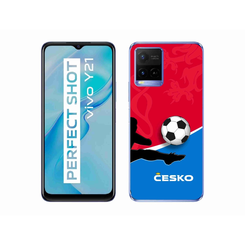Gelový kryt mmCase na Vivo Y21/Y21s/Y33s - fotbal Česko 2