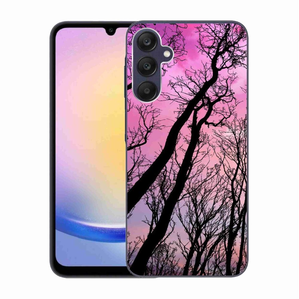 Gelový obal mmCase na Samsung Galaxy A25 5G - opadané stromy