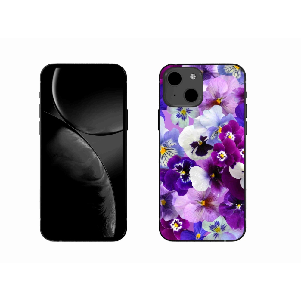 Gelový kryt mmCase na iPhone 13 6.1 - květiny 9
