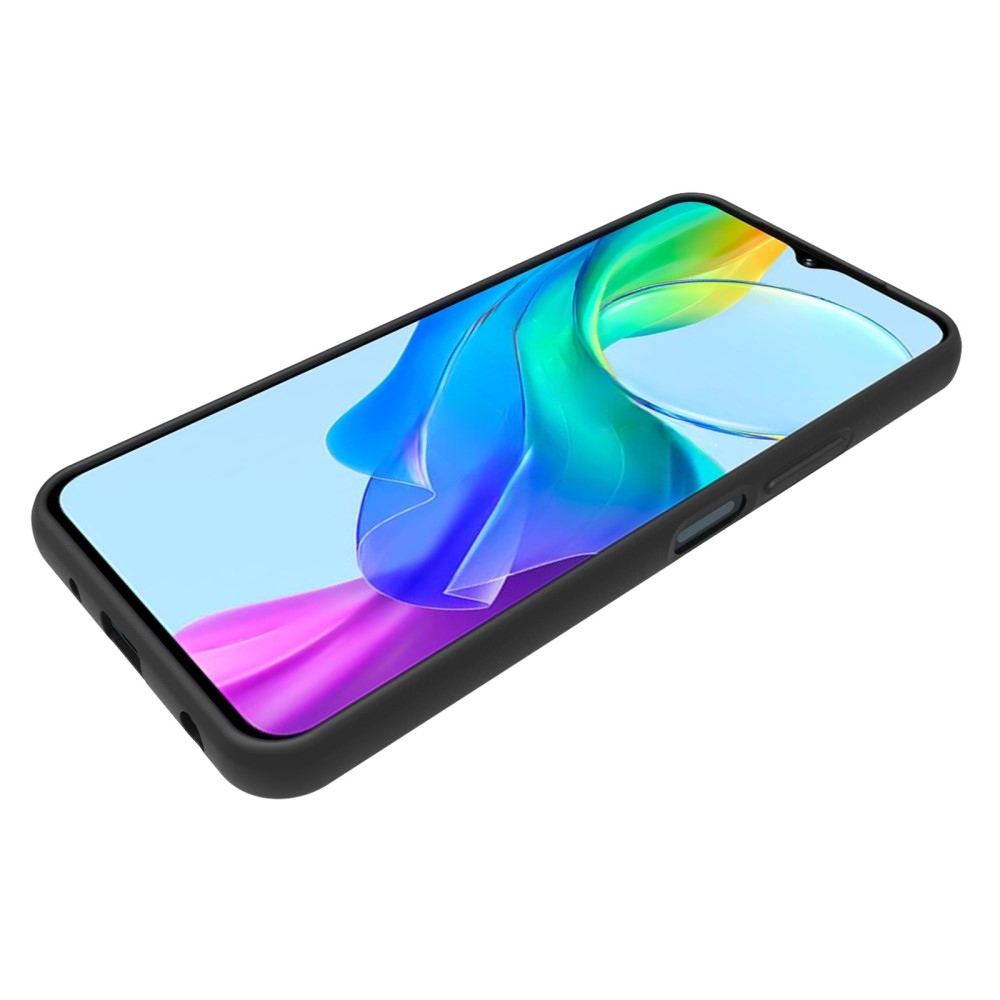 Matný gelový obal na Vivo Y28s 5G - černý