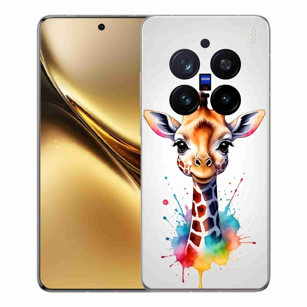 Gelový kryt mmCase na Vivo X200 Pro 5G - žirafa 1